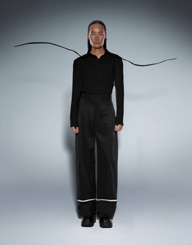 Cổ dài t-shirt black