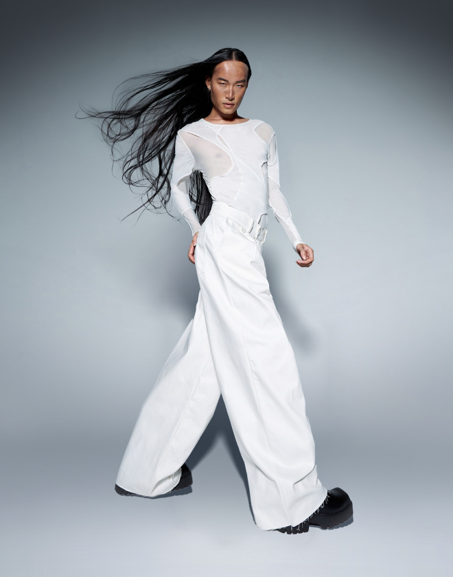 ngàn love t shirt white