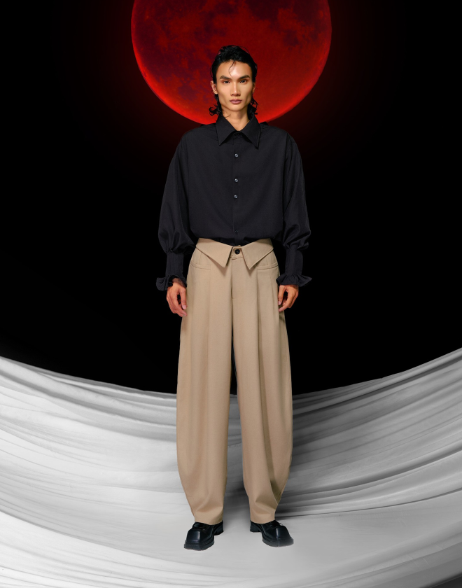 TRÒN XOE SHIRT ĐEN