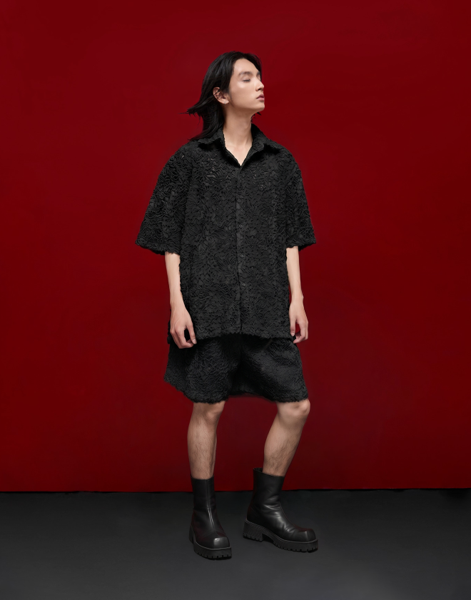 Xay nhuyễn short (black)
