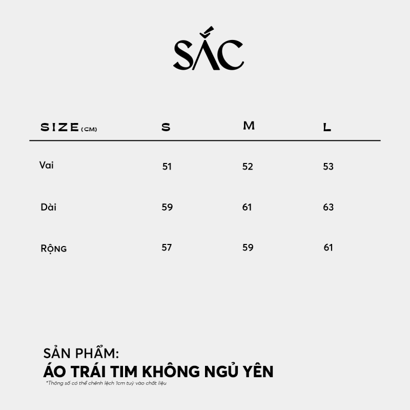 TRÁI TIM KHÔNG NGỦ YÊN SHIRT