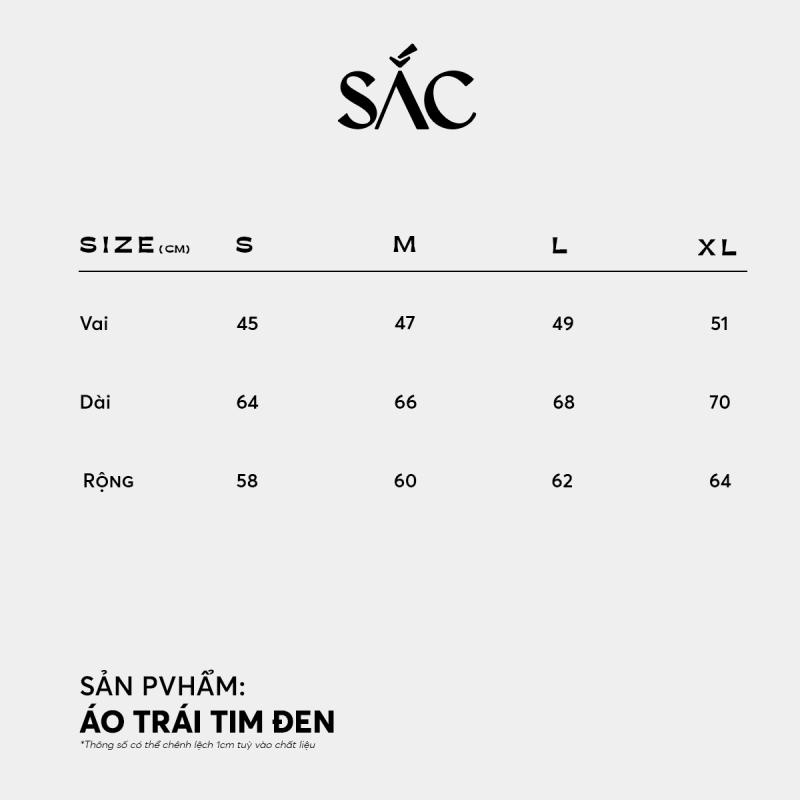 TRÁI TIM ĐEN SHIRT