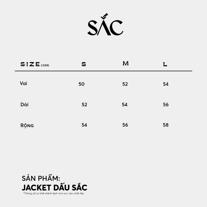 jacket Dấu Sắc