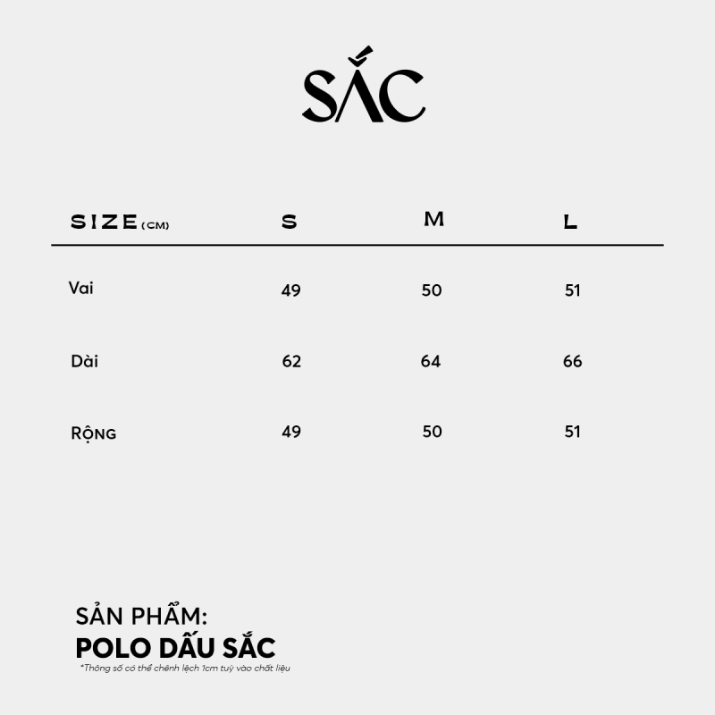 Dấu Sắc polo (GREY)