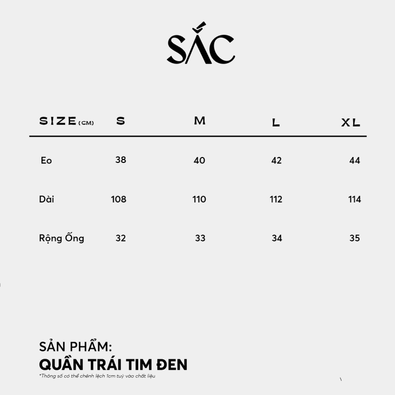 TRÁI TIM ĐEN PANTS