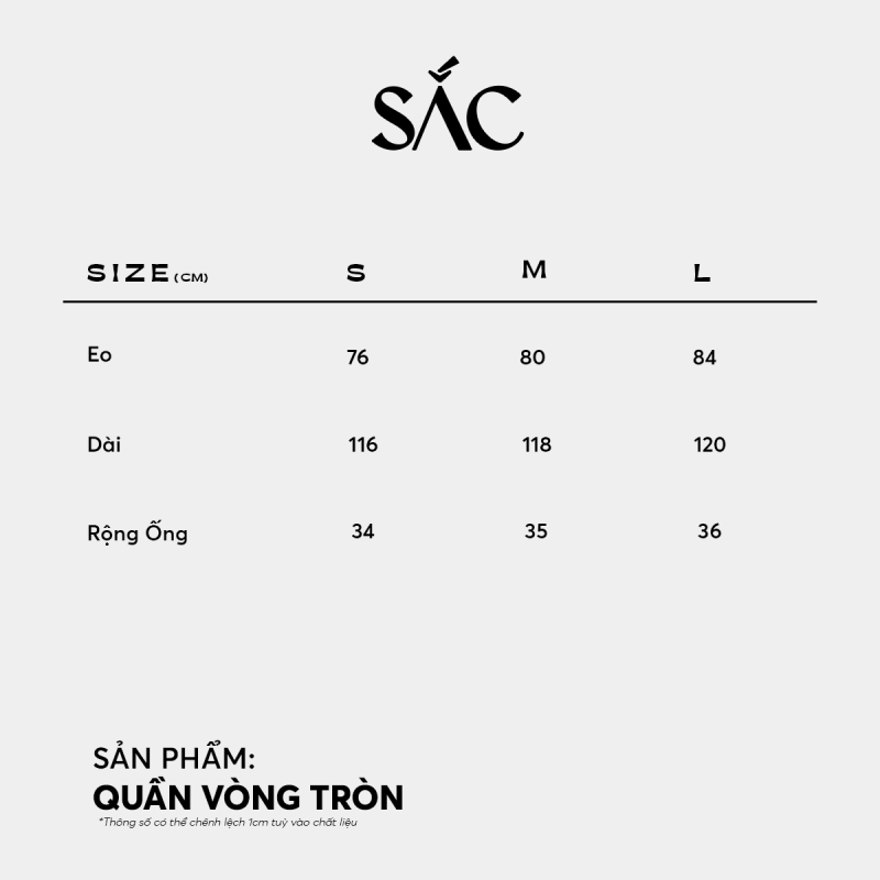 VÒNG TRÒN PANT (BLACK)