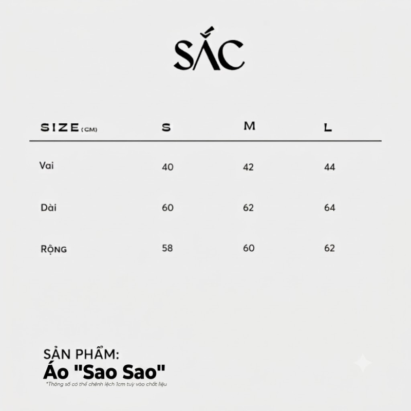 ÁO SAO SAO