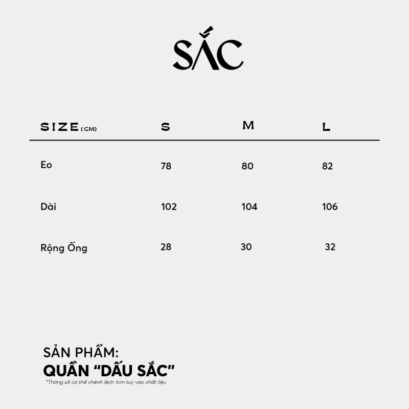Dấu Sắc pants